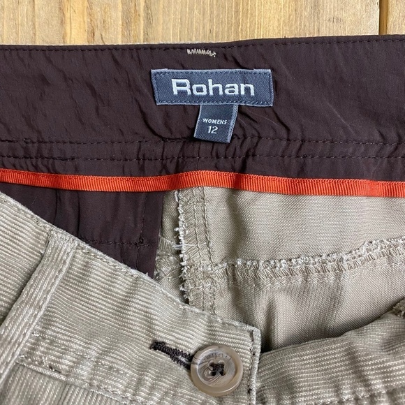Rohan Ridgeway Cord Skirt Corduroy Tan UK Brand - Picture 2 of 7
